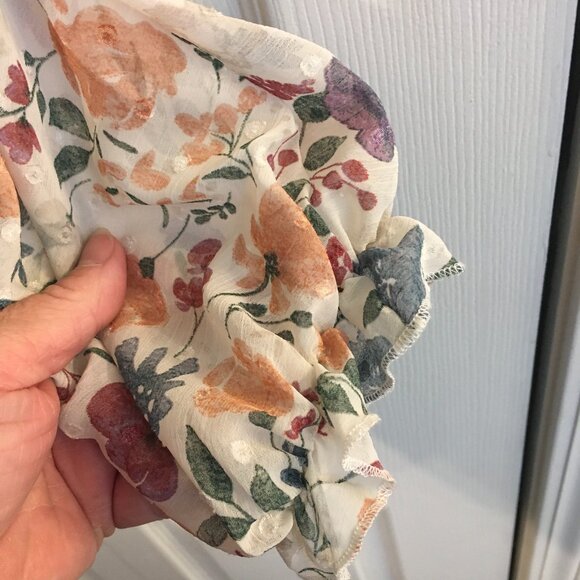 Lily Rose Long Sleeve Floral Crop Top - Picture 4 of 6